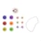 Flash Furniture Bright Beginnings Commercial Grade 79 Piece Multicolor Chain and Gears Accessory Set for Modular STEAM Wall Systems MK-ME24343-GG - alternate 10